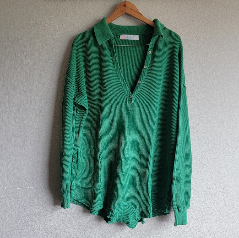 Flawed Free People Beach Picnic Sweater Romper - Picture 4 of 8